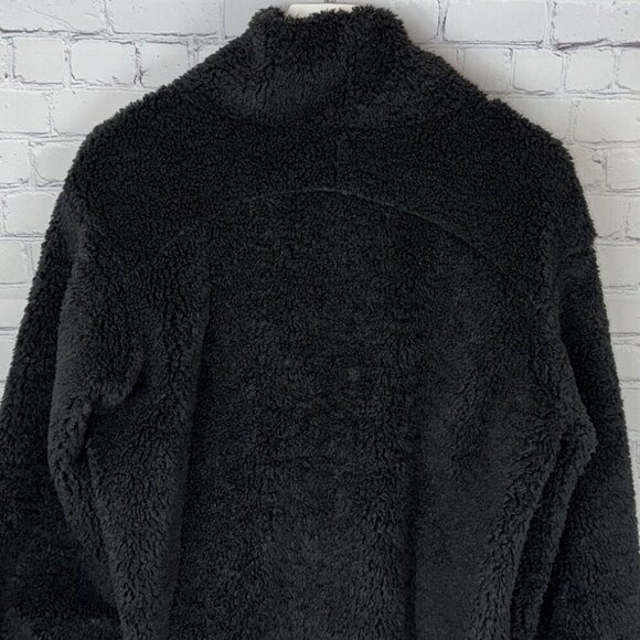 LULULEMON Women’s Warmth Restore Sherpa Pullover Funnel Neck Sweater Black Sz 6 - Picture 6 of 7